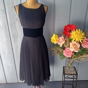Intaitions Pleated black dress